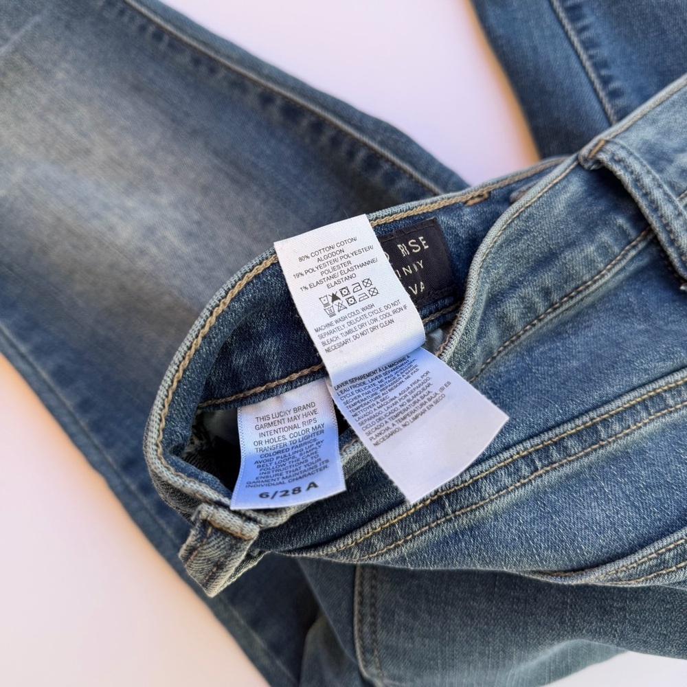 Woman’s Lucky Brand🍀 Denim Jeans Skinny Ava Size 6/28​ - Picture 8 of 11
